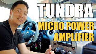 Micro Power Amp DIY Install Toyota Tundra