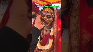 Other’s fake marriage vs last one #viral #skulledit #nails #fakemarriage #indianwedding