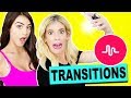 TikTok Transition Challenge with Kristen Hancher! Learn how to do transitions on Musically