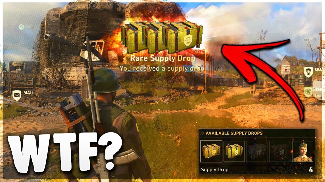 COD WW2 UNLIMITED SUPPLY DROP GLITCH! & COD WW2 HEROIC AFK Supply Drop Glitch (WW2 Glitches
