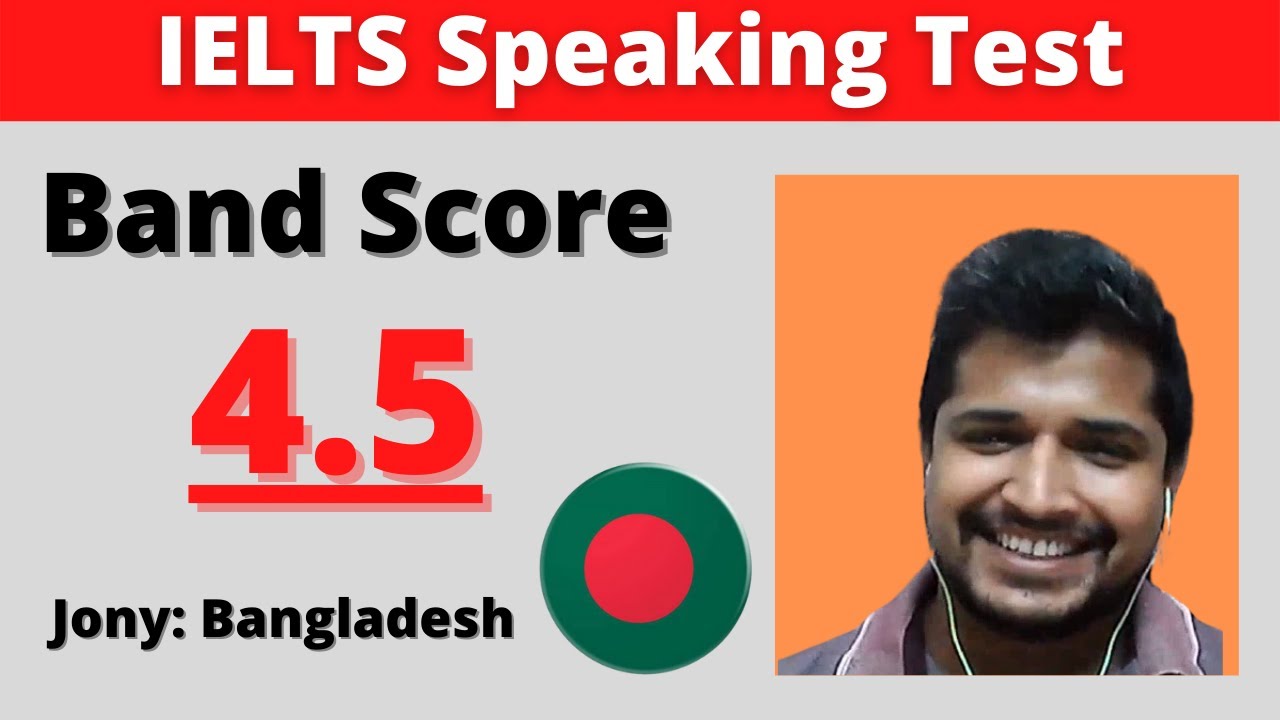 IELTS Speaking Test Band score 4.5 with feedback
