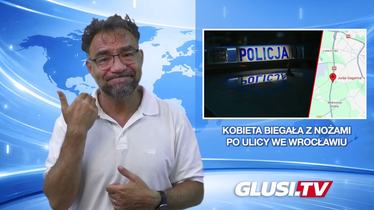 Kobieta biegała z nożami po ulicy we Wrocławiu