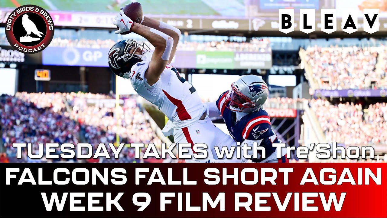 Falcons fall short again, Week 9 film review: Tuesday Takes with Tre'Shon