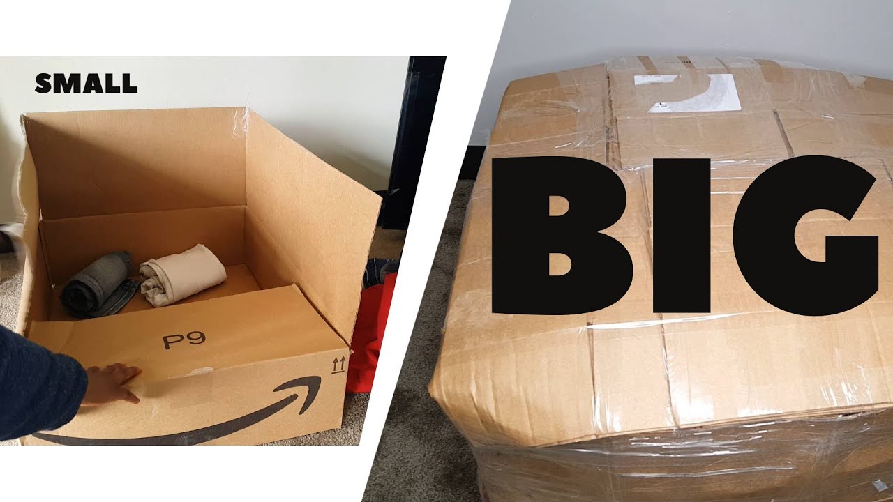 HOW TO MAKE A small box BIGGER for shipping clothes, shoes, food YouTube