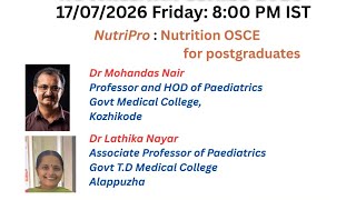 NUTRILEARN- Nutrition Osce - Dr Mohandas Nair & Dr Lathika Nayar