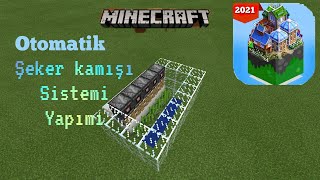 Minecraft ve Mastercraft 2021 otamatik şeker kamışı sistemi screenshot 5