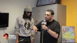 DJ Vick One sings "Turn on the lights" to Future during interview at Power 106.
