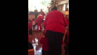 Celia Christmas Dance at Pageant - 2012