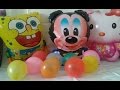 Learn Colors (English) Spongebob, mickey mouse, balon color