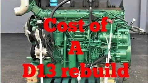 This is what a Volvo D13 engine overhaul rebuild will cost you.