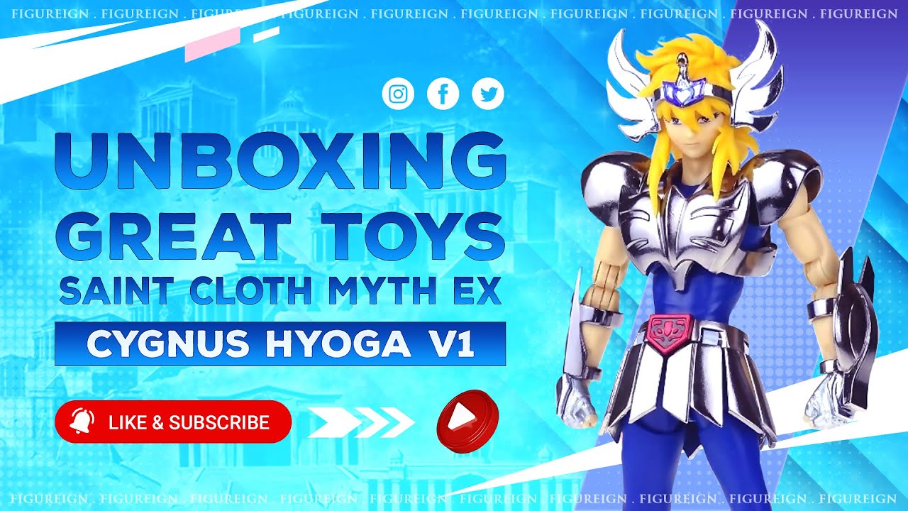 [EP 48] Unboxing Great Toys SCM EX Cygnus Hyoga V1 | Saint Cloth Myth EX |  Saint Seiya