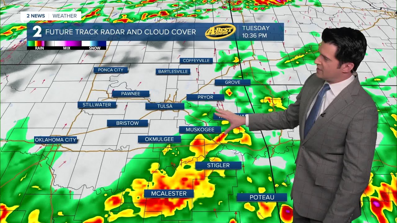 Strong to severe storm chances Tuesday - YouTube