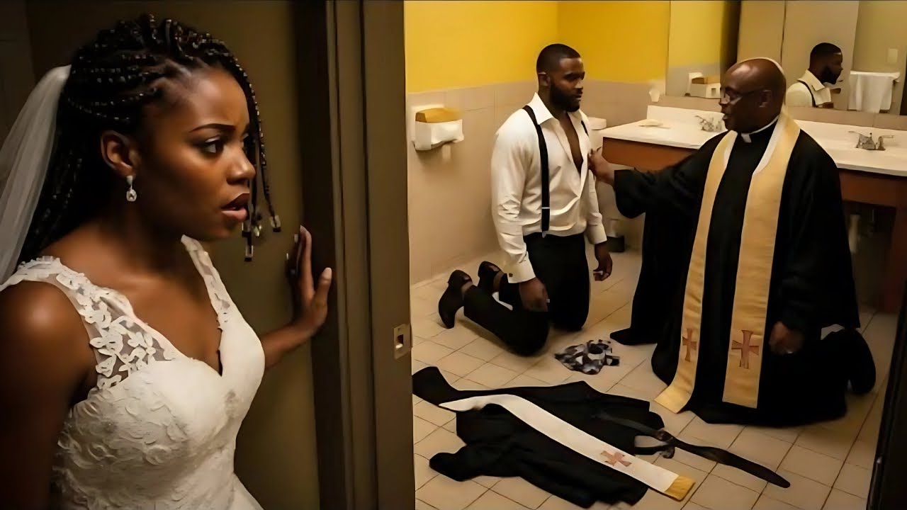 La mariée a surpris le marié avec le prêtre dans les toilettes de l’église, et revient en robe rouge