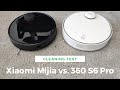 360 S9 vs. Xiaomi Mi Robot Vacuum Mop P (STYTJ02YM): Middle Pile Carpet Cleaning Test