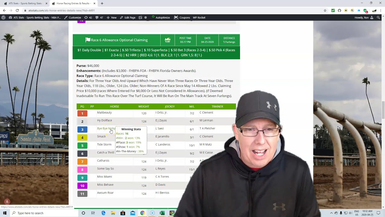 Gulfstream Park Free Horse Racing Picks 42520 YouTube