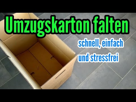 Video: Wo bekommt man Umzugskartons kostenlos und gegen Gebühr