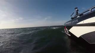 Ranger 618T in ruwe wind