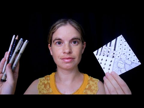 ASMR - Un dessin Zentangle, pour ta détente !