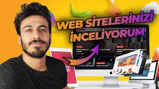 TAKİPÇİLERİMİN WEB SİTELERİNİ İNCELİYORUM! (Web Site İnceleme) Blog İncelemesi - Site Yapımı