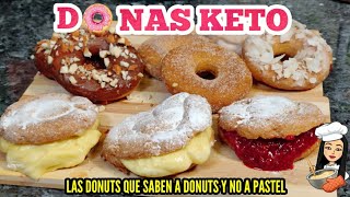DONAS KETO  RELLENAS CON NATILLA? Custard Filled Keto Donuts / LOW CARB