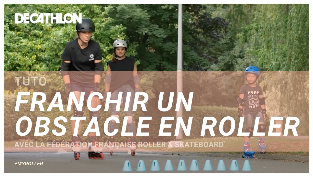 TUTO - Apprendre à franchir des obstacles en roller ? 🛼 I Decathlon