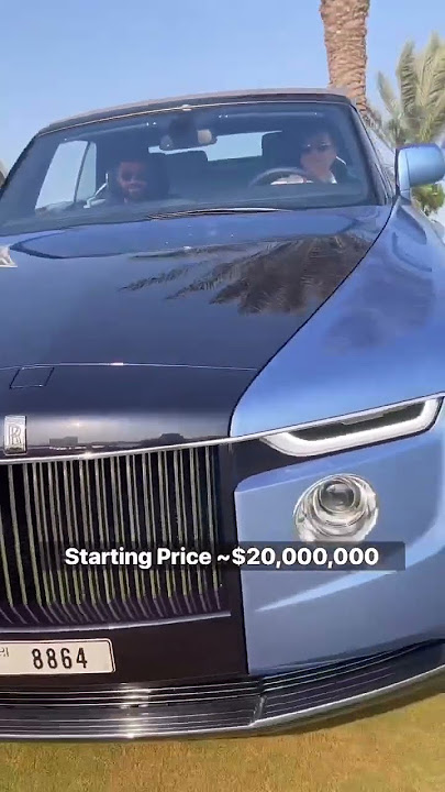 $28 Million Rolls Royce Boat Tail spotted in Dubai