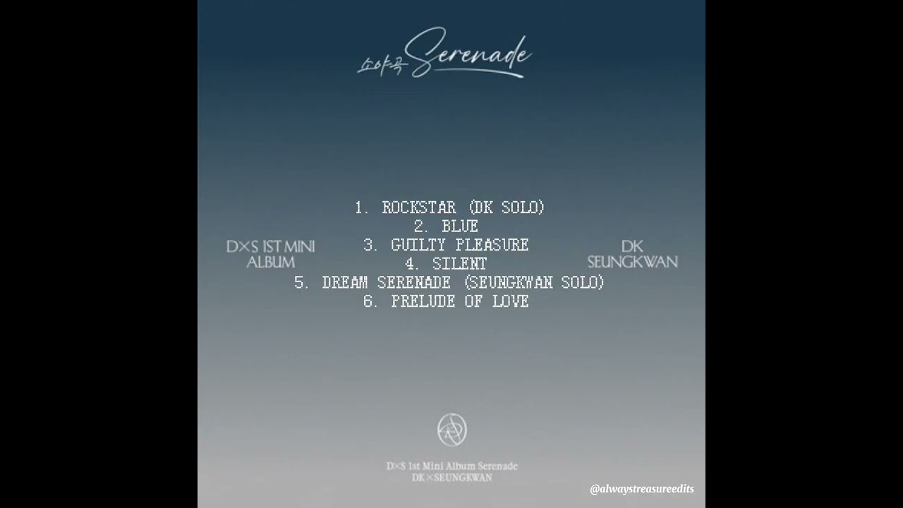 PLAYLIST] DxS 1st Mini Album 'Serenade' - YouTube