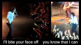 Alice Cooper with Orianthi I'll Bite Your Face Off live in Moscow, Russia 2011  with lyrics