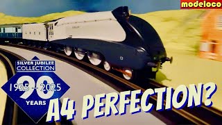 Hornby A4 SILVER LINK 90th Jubilee Review & SPECTACULAR Model Railway Run with HM7000 Train | ml87