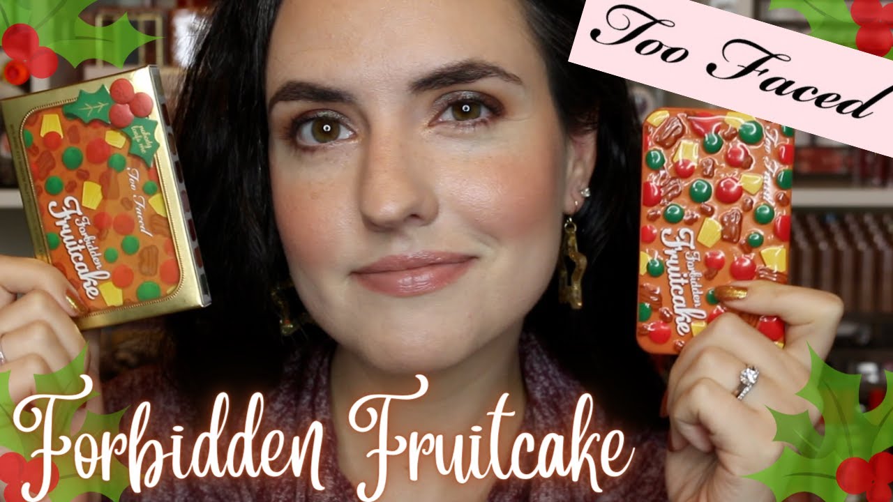 Too Faced Forbidden Fruitcake Holiday 2021 Palette | Swatches, Comparisons, Tutorial + Review