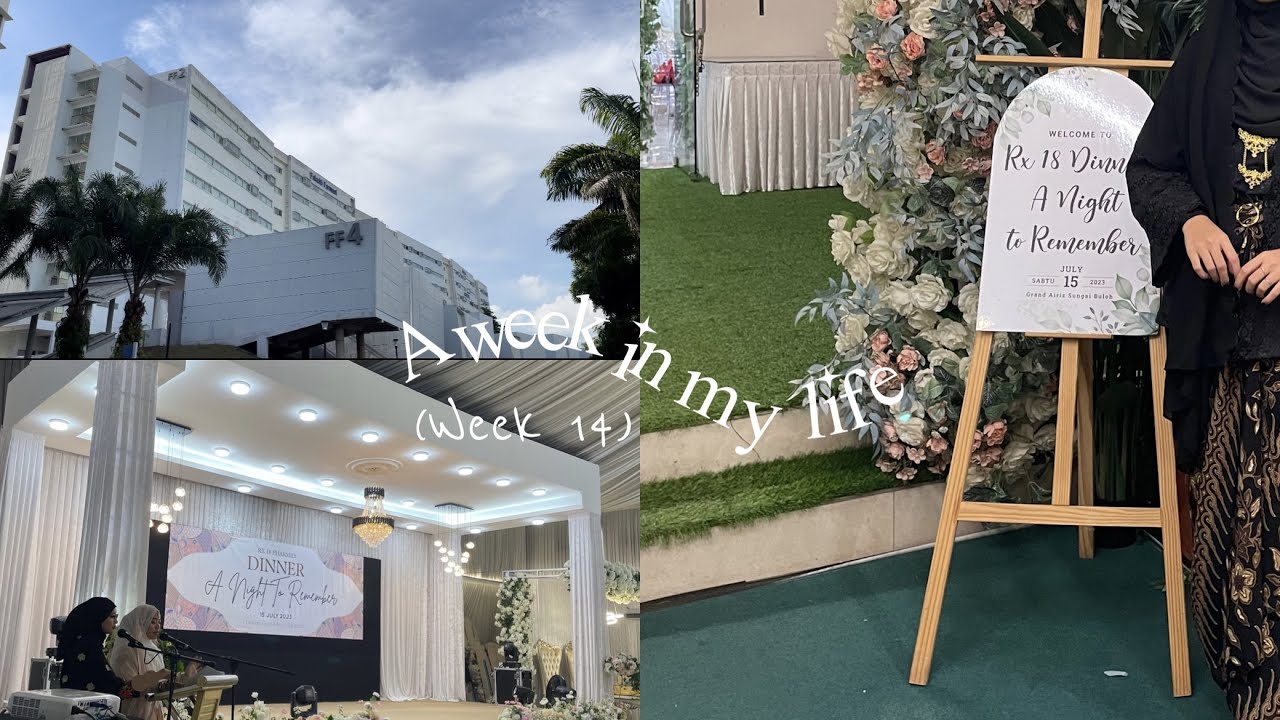 Uni vlog: Week 14 - OSCE, business pitching, dinner night | Pharmacy student | UiTM Puncak Alam