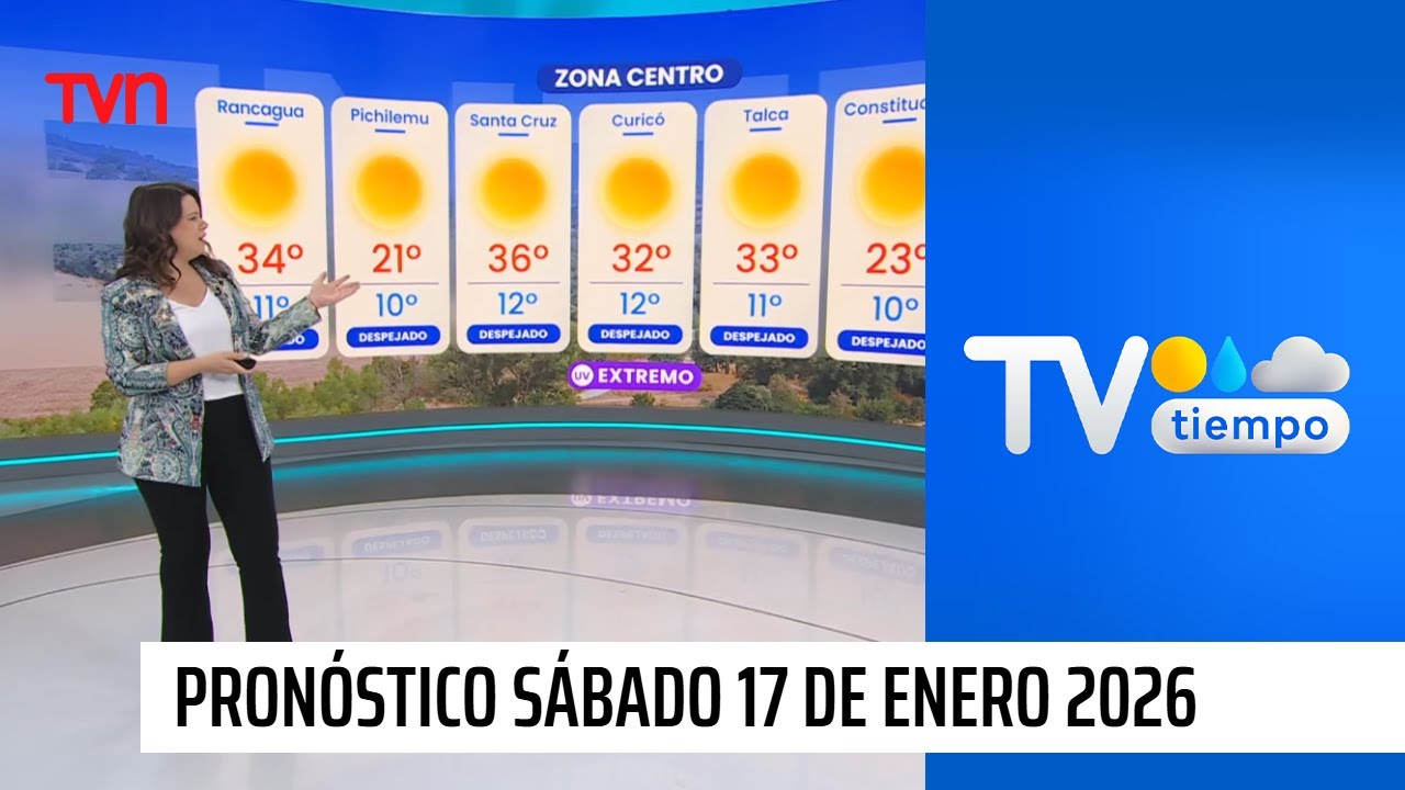 Pronóstico del tiempo: Sábado 17 de enero 2026 | TV Tiempo