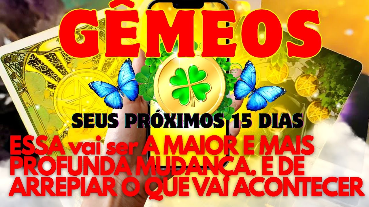 GÊMEOS ♊💎 SEUS PRÓXIMOS 15 DIAS🌈🪄🫵 VAI TE ARREPIAR ESSA É A MAIOR E MAIS PROFUNDA MUDANÇA. INCRÍVEL 