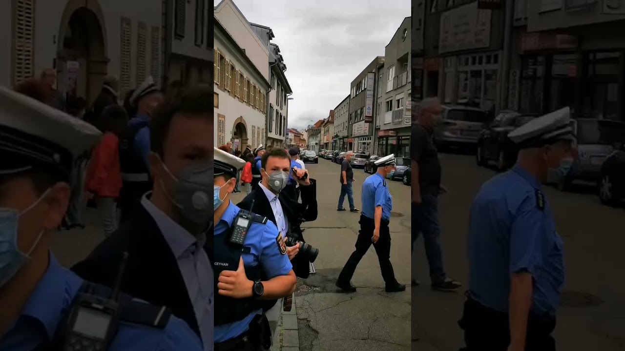 Frau Spahn in Ludwigshafen. Freudiger Empfang der Bürger!
