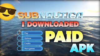 I Downloaded Subnautica Paid Apk In Free | How To Download Subnautica Paid Version | Paid Apk screenshot 4