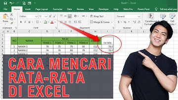 Cara Mencari atau Menghitung Rata Rata di Excel