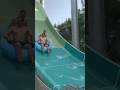 Waterslide high pitched screams 🤣 #Funny #Travel