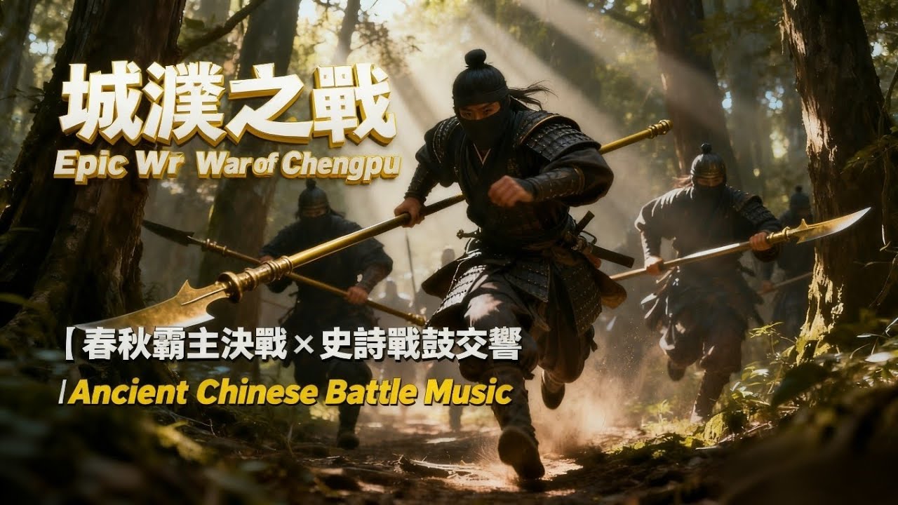 城濮之戰 Epic War of Chengpu｜春秋霸主決戰 × 史詩戰鼓交響｜Ancient Chinese Battle Music