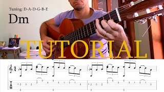 Video thumbnail of "Fingerstyle Tutorial: The Last of The Mohicans | GUITAR TAB"