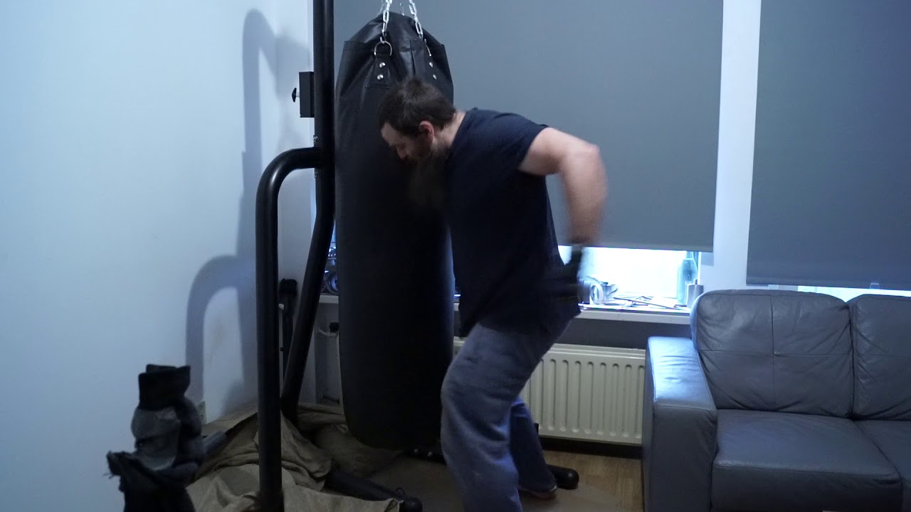 Mixed martial arts, left clinch hook punches against the heavybag YouTube