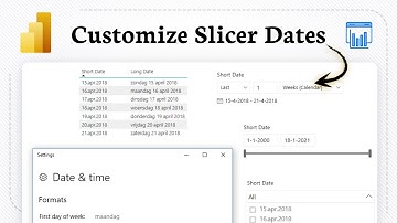 Hoe u datums opmaakt en toevoegt aan een slicer in Power BI
