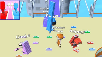 Bridge Race (IOS, Android) NEW UPDATE Gameplay All Levels (Level 34-35)