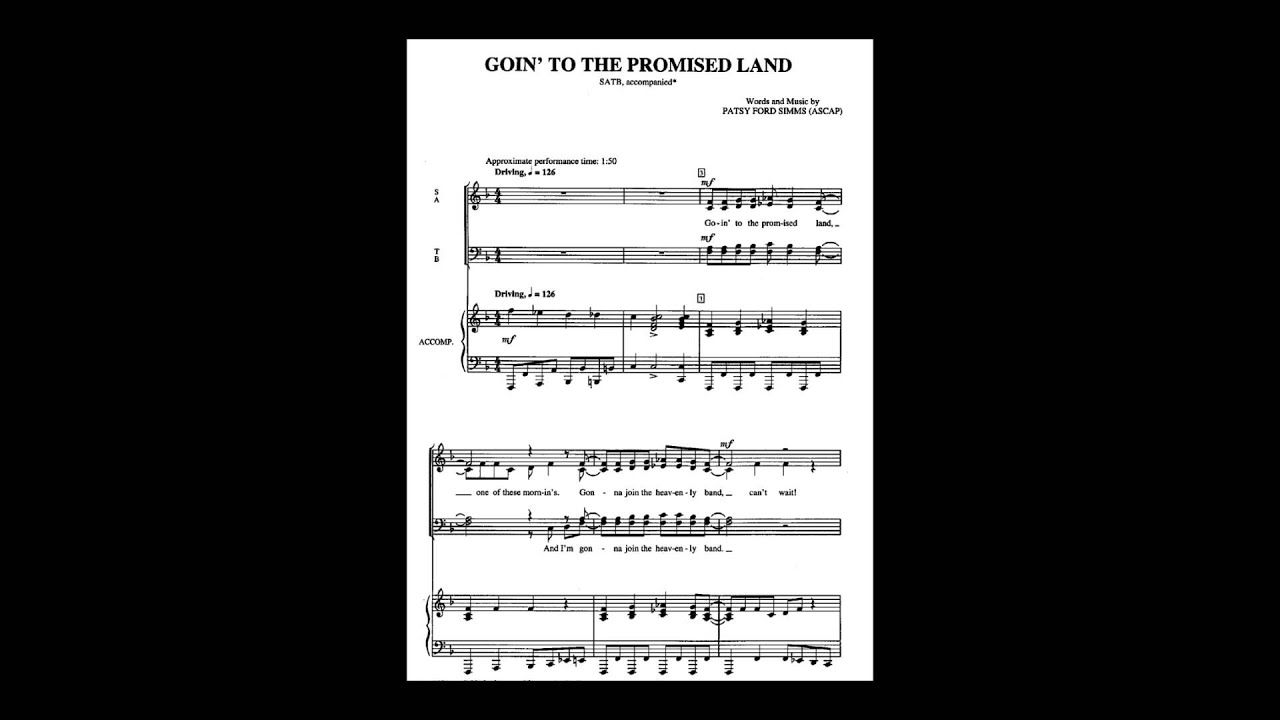 Goin' to the Promised Land (by Patsy Sims)