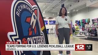 12 on Your Side in Richmond - Teams forming for inaugural season of U S  Legends Pickleball League