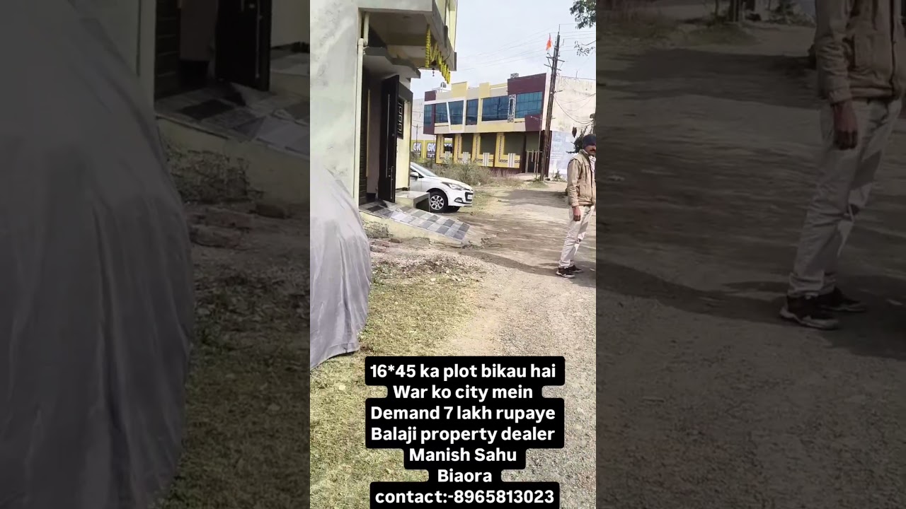16*45 ka plot bikau hai war ko city map demand 7 lakh rupaye hai