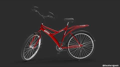 My bicycle Blender 3D model