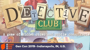 Detective Club game overview at Gen Con 2019