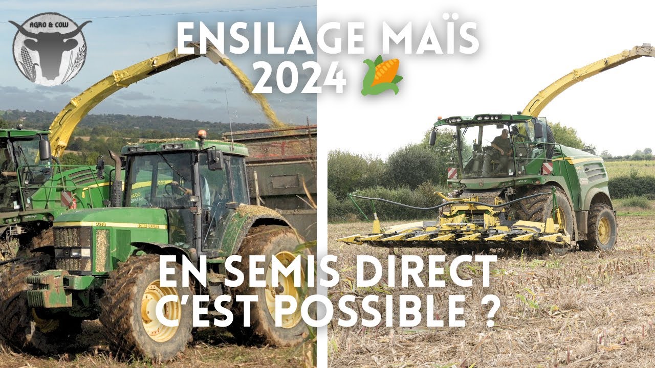 ENSILAGE MAÏS 2024 SEMIS DIRECT - YouTube