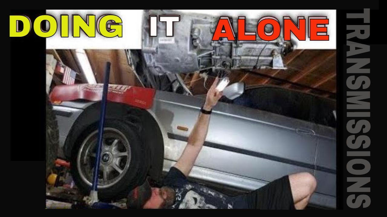 How To Install A Transmission Alone.