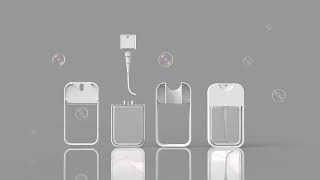 38ml/40ml/45ml Flat Card Spray Bottle Wholesale | Pocket Hand Sanitizer Spray #shorts